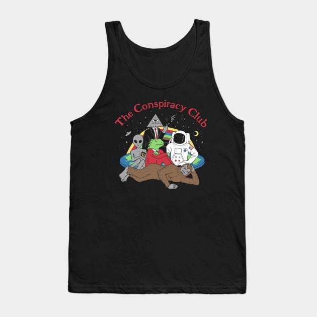 The Conspiracy Club Tank Top by Grant_Shepley